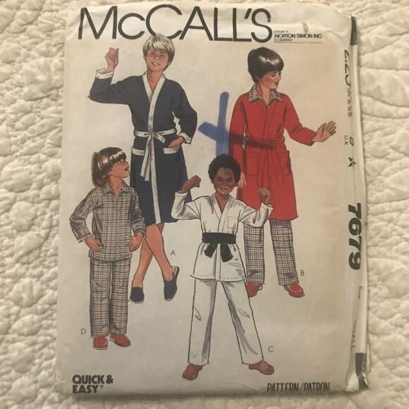 Vintage McCalls and Butterick Boys Seperates Pattern Sz 6-8 Lot of 2 Uncut - Picture 4 of 6